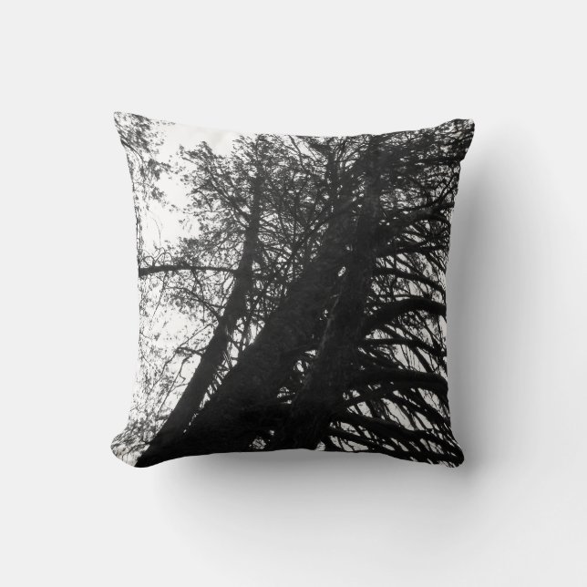 Almofada olhar para cima nas árvores (Frente)