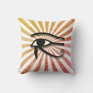 Almofada Olho De Horus Egípcio Símbolo Retro Sun Desenho