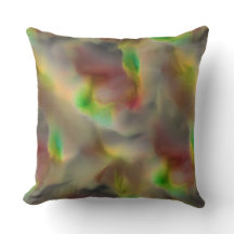 Olho de vidro em vermelho e verde limão em tons de