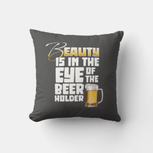Almofada Olho do Detentor de Cerveja - Engraçado Beer Drink