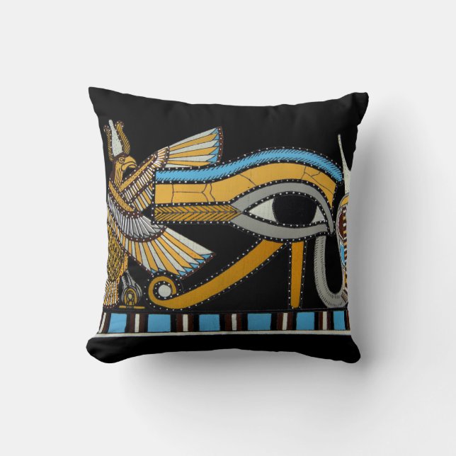 Almofada Olho do travesseiro decorativo de Horus (Frente)