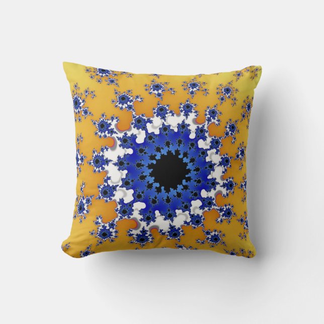 Almofada Olho Dourado e Azul (Frente)