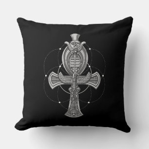 Almofada Olho transversal de Ankh do símbolo egípcio anti