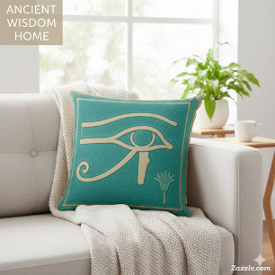 Almofada Olhos Sagrados da Arte Antiquada de Proteção de Ho