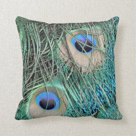 Almofada Olhos salpicados do pavão