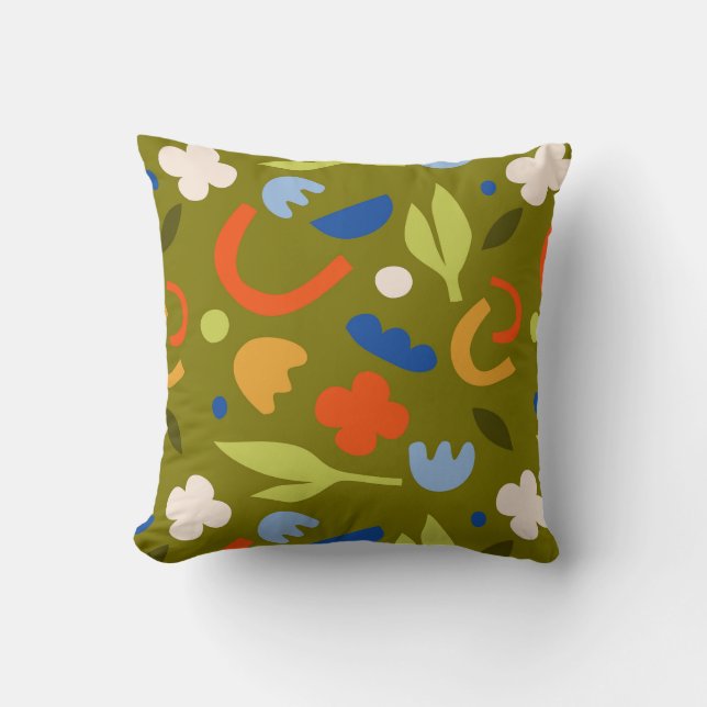 Almofada Olive Meadow (Frente)