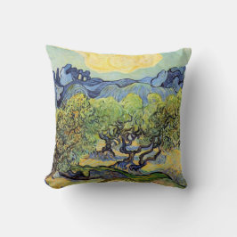 Almofada Oliveiras com Alpilles por Vincent van Gogh