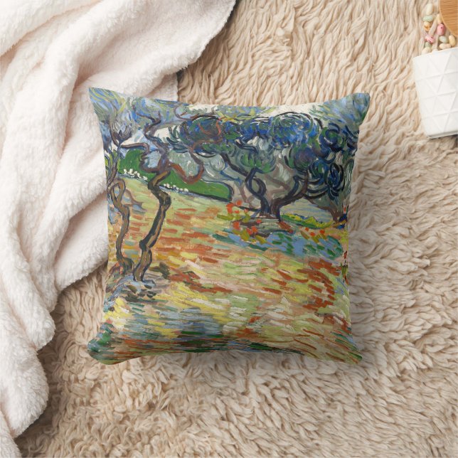 Almofada Oliveiras por Vincent Van Gogh (Cobertor)