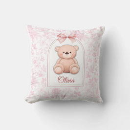 Almofada Olivia | Design de Enfermeiro de Urso Rosa Persona