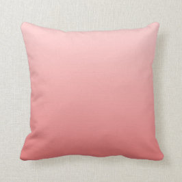 Almofada Ómbolo de coral rosa e claro