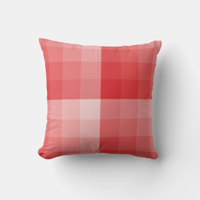 Almofada Ombre Checker bloqueia Travesseiro decorativo de t (Frente)
