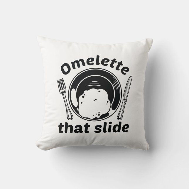 Almofada Omelet Aquele Slide (Frente)