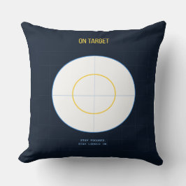Almofada On Target — 90s Maximalist Throw Pillow | Retro 