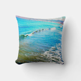 Almofada Ondas de Aquarela 