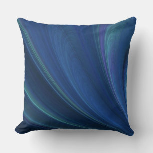 Almofada Ondas De Areia Azul E Verde