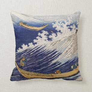 Almofada Ondas de oceano por Katsushika Hokusai