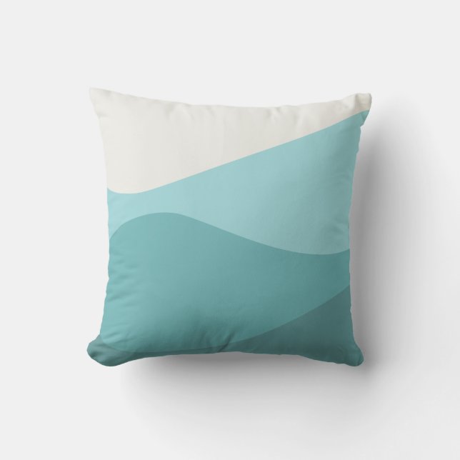 Almofada Ondas de Verde (Frente)
