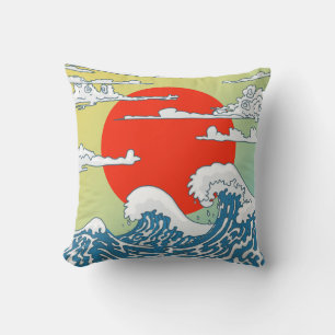 Almofada Ondas Japonesas