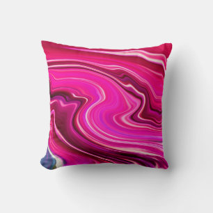 Almofada Ondas rosa e roxa