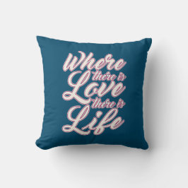 Almofada Onde há Dia de os namorados de amor | TRAVESSEIRO