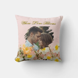 Almofada Onde o Amor Floresce | Manta de Romance d