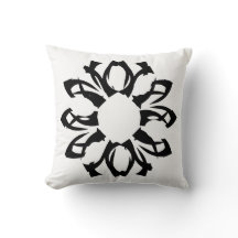 One Element Floral Pattern Throw Pillow