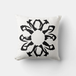 Almofada One Element Floral Pattern Throw Pillow
