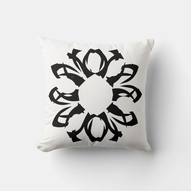 Almofada One Element Floral Pattern Throw Pillow (Frente)