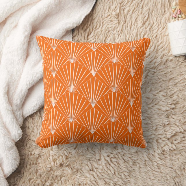 Almofada Orange Art Deco Design (Cobertor)