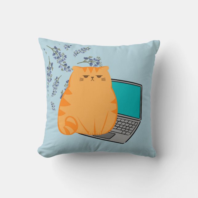 Almofada Orange Cat. (Frente)