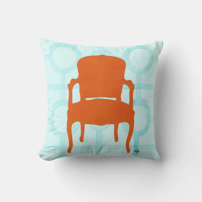 ALMOFADA ORANGE CHAIR SILHOUETTE CUSHION (Frente)