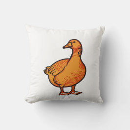 Almofada Orange Duck – Cute and Playful Animal