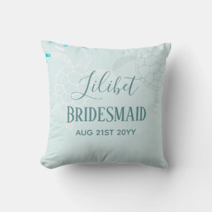 Almofada Orçamento Bridesmaid Bridal Party Oferece tartaru