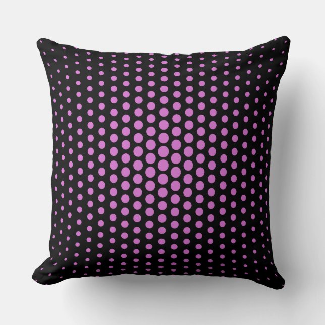 Almofada Orchid Techno Dots Modern Black (Frente)