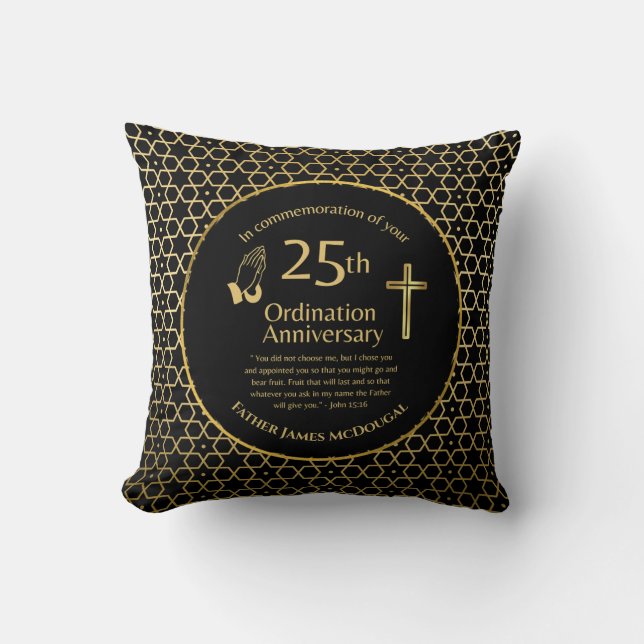 Almofada Ordenação Personalizada de 25 (Frente)