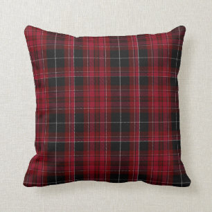 Almofada Orgulho à moda do travesseiro da xadrez de Tartan
