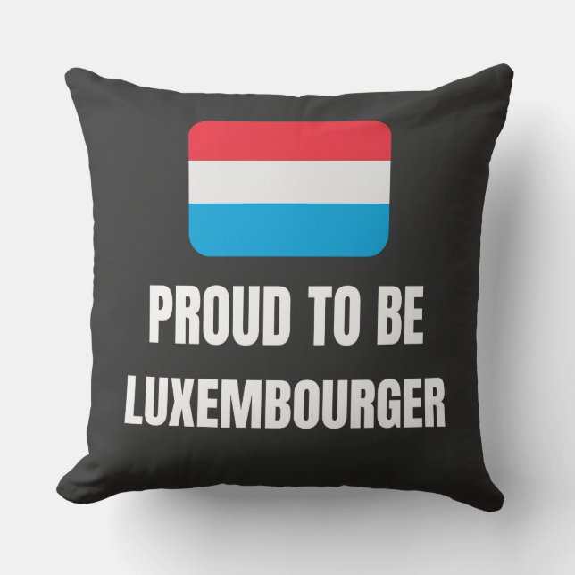 Almofada Orgulho de ser luxemburguês (Frente)