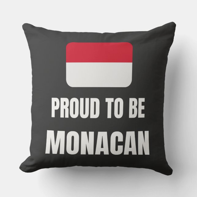 Almofada Orgulho de ser Monacan (Frente)
