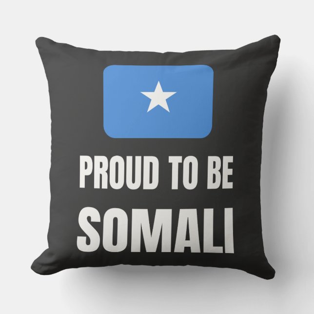 Almofada Orgulho de ser somali (Frente)