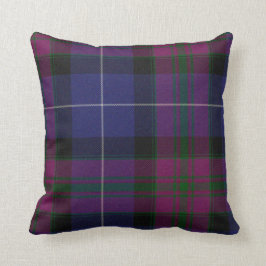 Almofada Orgulho do travesseiro da xadrez de Tartan de