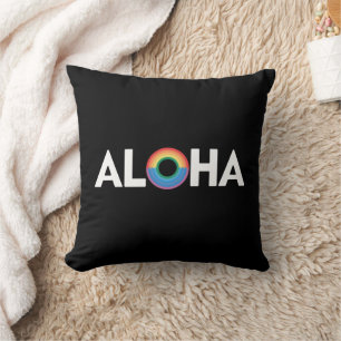 Almofada Orgulho LGBTQ Ilha do Arco-íris Aloha Havaí