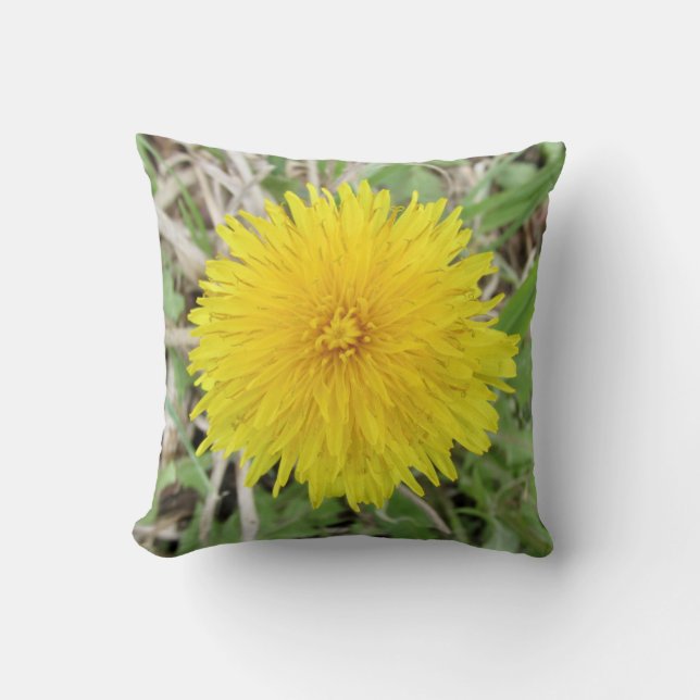 Almofada Orgulhosa Flor Dandelion. (Frente)