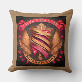 Almofada Orgulhoso Futuro Brilhante Da Nação
