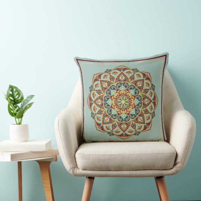 Almofada Oriental Mandala - Travesseiro (Cadeira)