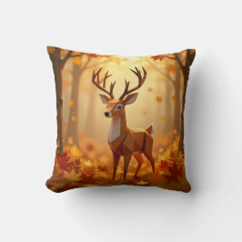 Almofada Origami Deer Fall and Autumn Travesseiro decorativ