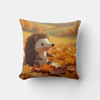 Almofada Origami Hedgehog Autumn Themed