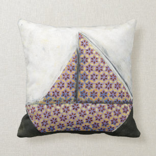 Almofada Origami Sailboat no papel Star Design