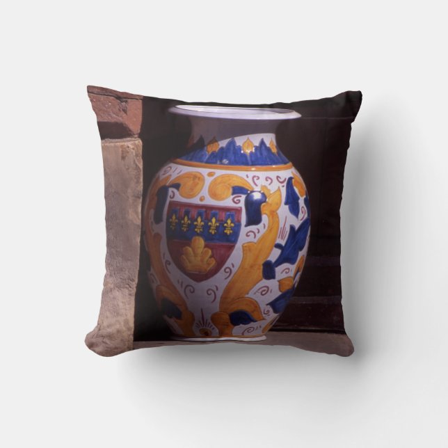 Almofada Ornamentado vase Gubbio Umbria Itália Poster Plaqu (Frente)