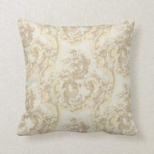 Almofada Ornamentado Vintage Barroco Rococo Louis XV Padrão
