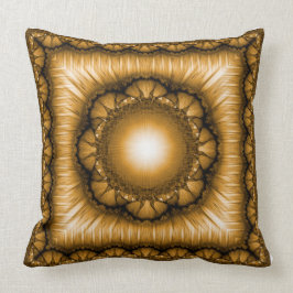 Almofada Ornamento geométrico radiante brilhante